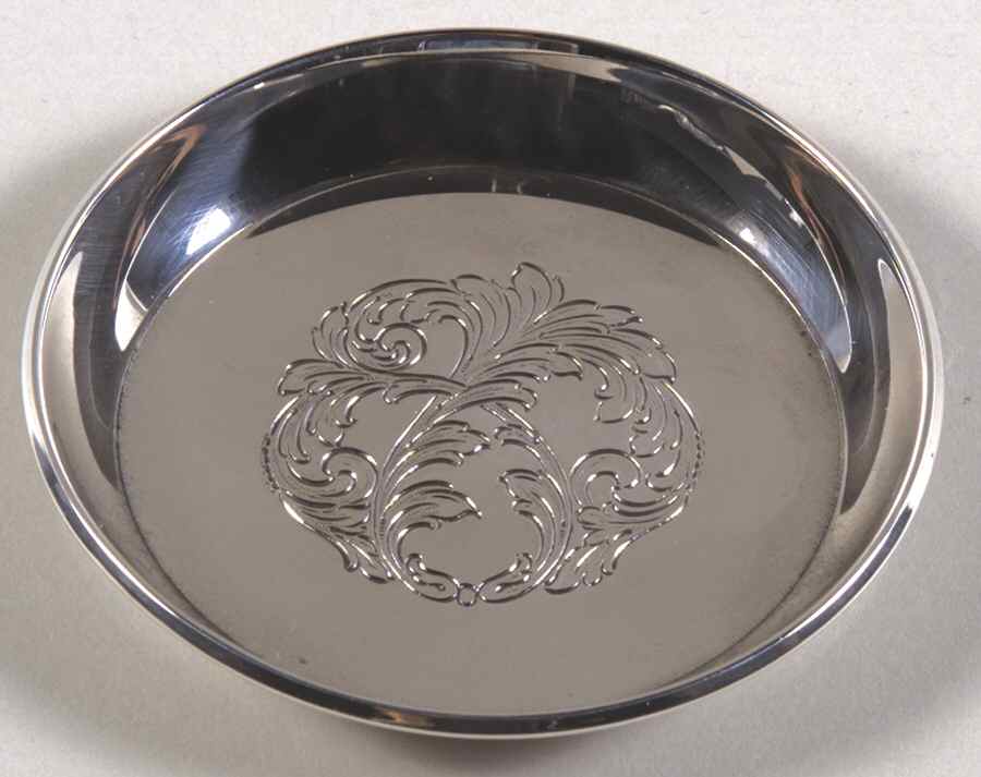 Old Master (Sterling, Hollowware, Towle Mark) Sterling Coaster by Towle Silver-1