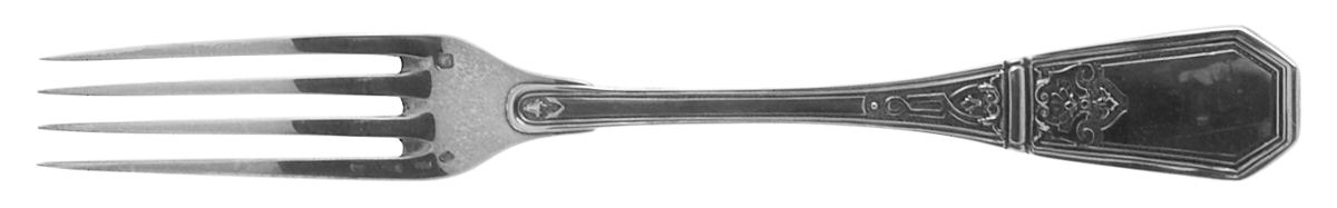 Berain (Sterling) Individual Salad Fork by Tetard Freres (France)-1