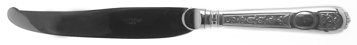 Versailles (Sterling) Dessert Knife with Stainless Blade by Tetard Freres (France)-1