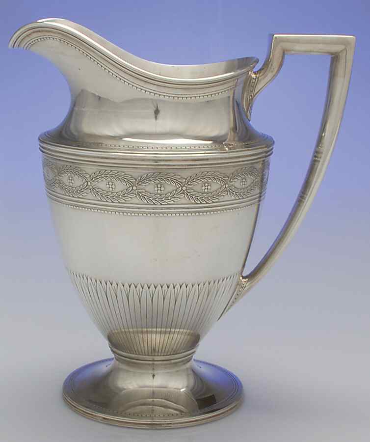 Winthrop (Sterling, 1909, Hollowware) Sterling Water Pitcher by Tiffany & CO SILVER-1
