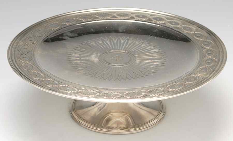 Winthrop (Sterling, 1909, Hollowware) 11" Diameter Pedestal Cake Stand by Tiffany & CO SILVER-1