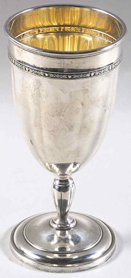 Lady Constance (Sterling, 1922, Hollowwaree) Water Goblet by Towle Silver-1