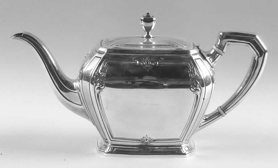 Lady Mary (Sterling, 1917, Hollowware) Teapot by Towle Silver-1