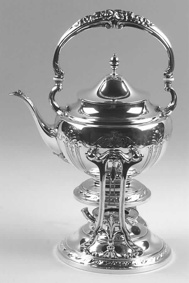 Virginia Lee (Sterling, 1920, Hollowware) Kettle, Stand & Burner by Towle Silver-1
