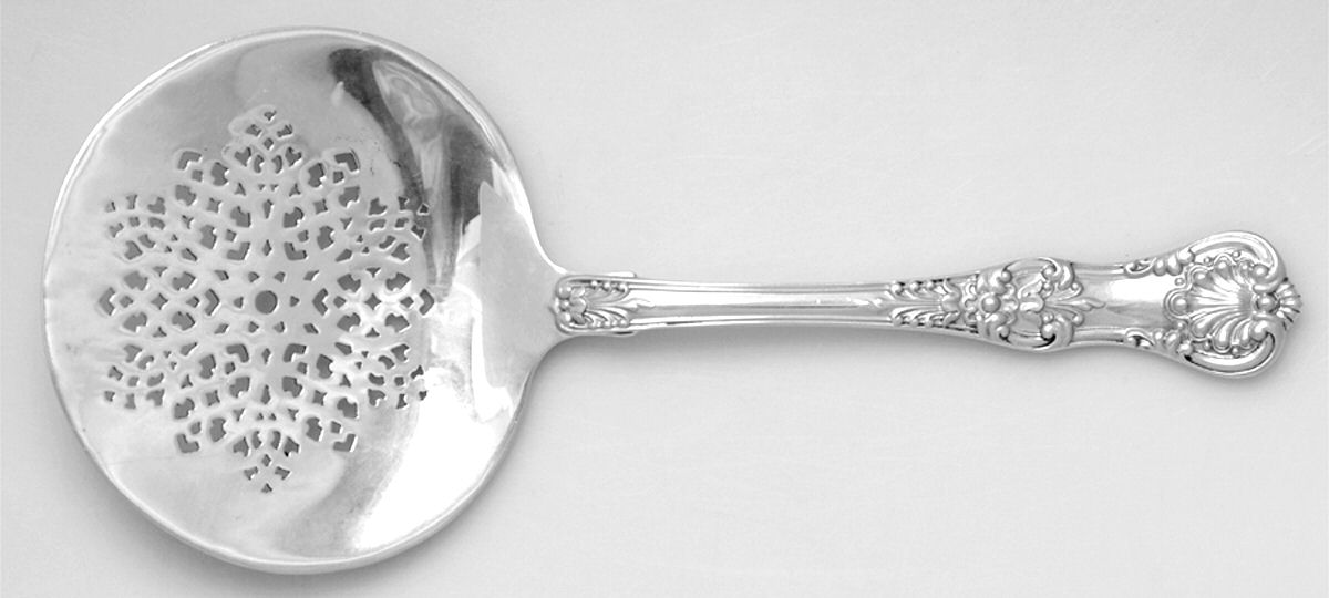 English King (Sterling, 1885, Monograms) Tomato Server, Solid Piece by Tiffany & CO SILVER-1
