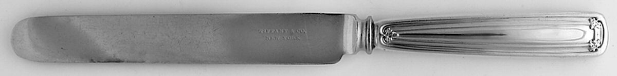 St. Dunstan (Sterling, 1909, Monograms) Blunt Hollow Knife by Tiffany & CO SILVER-1