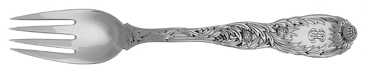 Chrysanthemum (Sterling, 1880) Individual Solid Fish Fork by Tiffany & CO SILVER-1