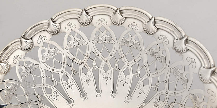 English King (9579, Sterling, Hollowware) Tazza - Set of 2 by Tiffany & CO SILVER-2