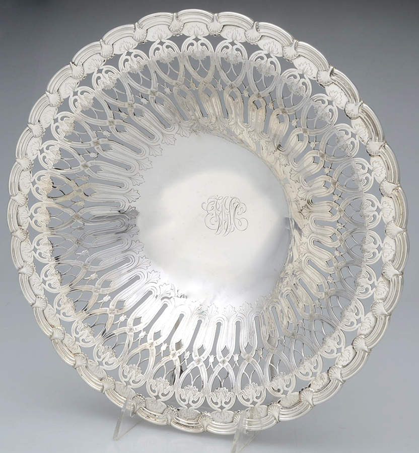 English King (9579, Sterling, Hollowware) 12" Round Pedestal Centerpiece by Tiffany & CO SILVER-1