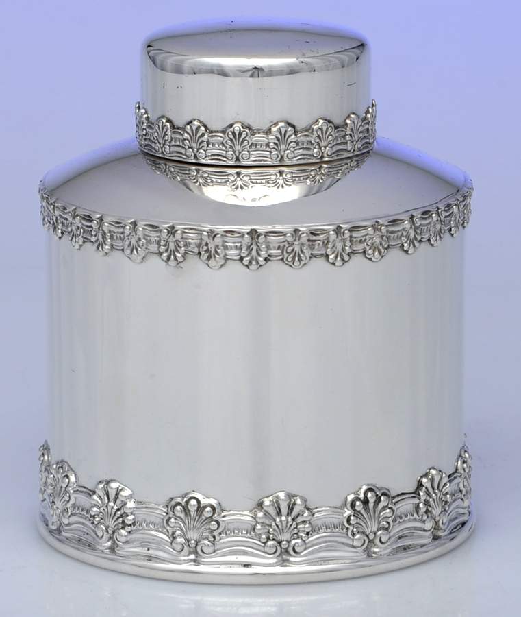 English King (9579, Sterling, Hollowware) Tea Caddy & Lid by Tiffany & CO SILVER-1