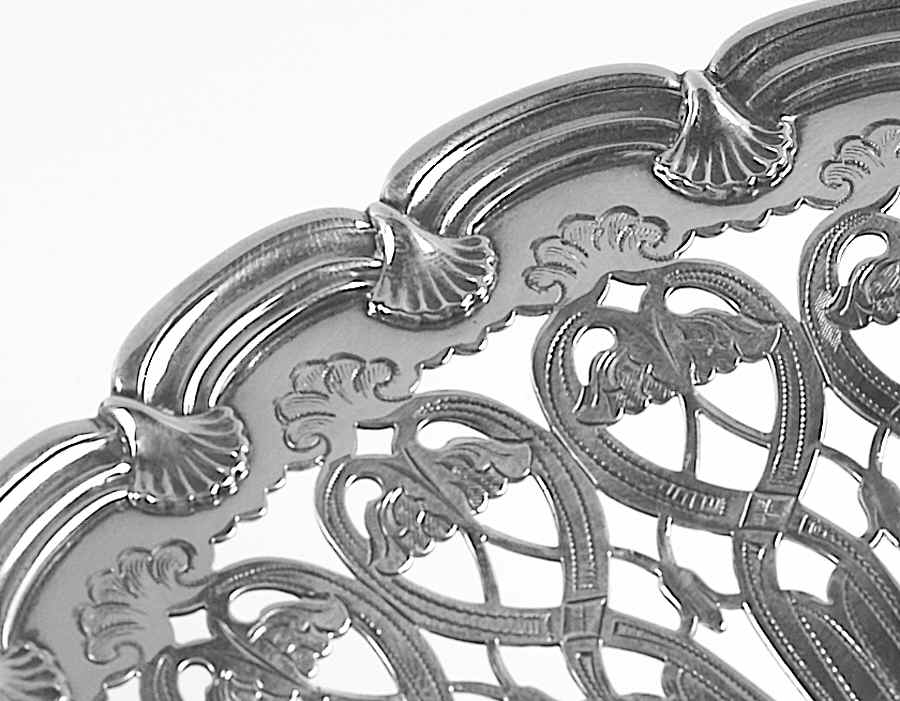 English King (9579, Sterling, Hollowware) 9" Diameter Cake Stand/Pedistal by Tiffany & CO SILVER-3