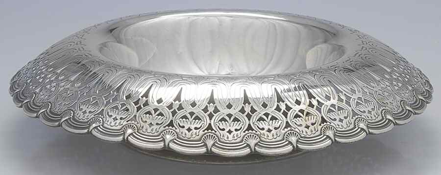 English King (9579, Sterling, Hollowware) 14" Round Footed Centerpiece by Tiffany & CO SILVER-1
