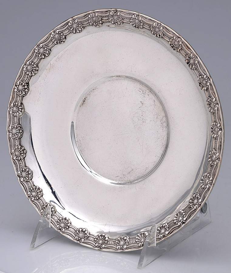 English King (9579, Sterling, Hollowware) 7" Salad Plate by Tiffany & CO SILVER-1