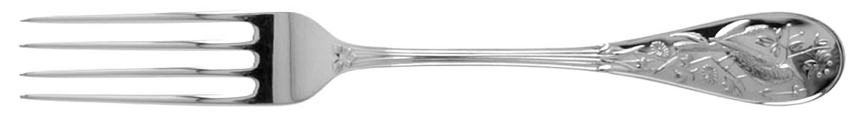 Audubon Gold (Sterling, Gold Vermeil) Fork by Tiffany & CO SILVER-1