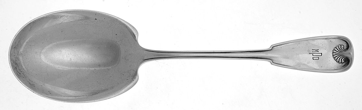 Palm (Sterling, 1871) Solid Smooth Berry/Casserole Spoon by Tiffany & CO SILVER-1
