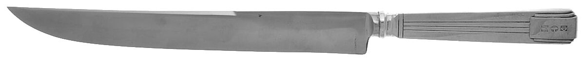 Century (Sterling, 1937, No Monograms) Large Stainless Blade Roast Carving Knife by Tiffany & CO SILVER-1
