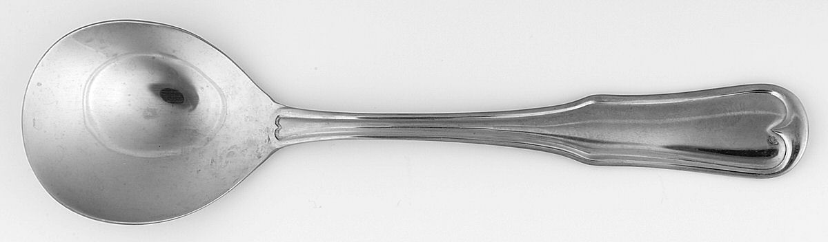 Breckenridge (Stainless) Solid Salad Serving Spoon by Towle Silver-1