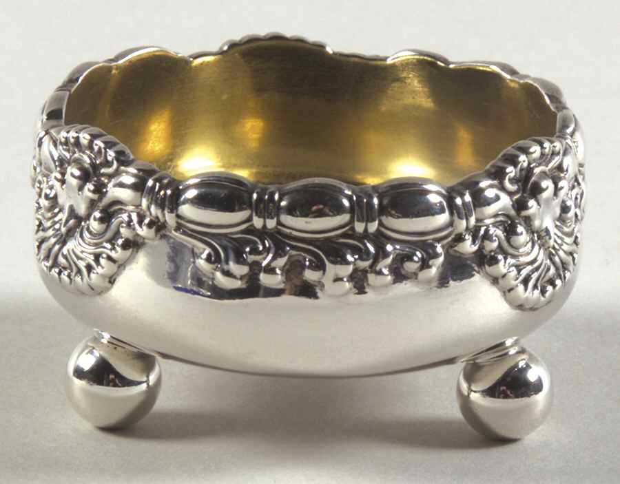 English King (5011, Sterling, Hollowware) Individual Mini Open Salt by Tiffany & CO SILVER-1