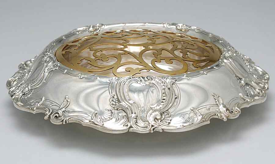 Florentine (Sterling, 1900, Hollowware) Centerpiece with Frog by Tiffany & CO SILVER-1