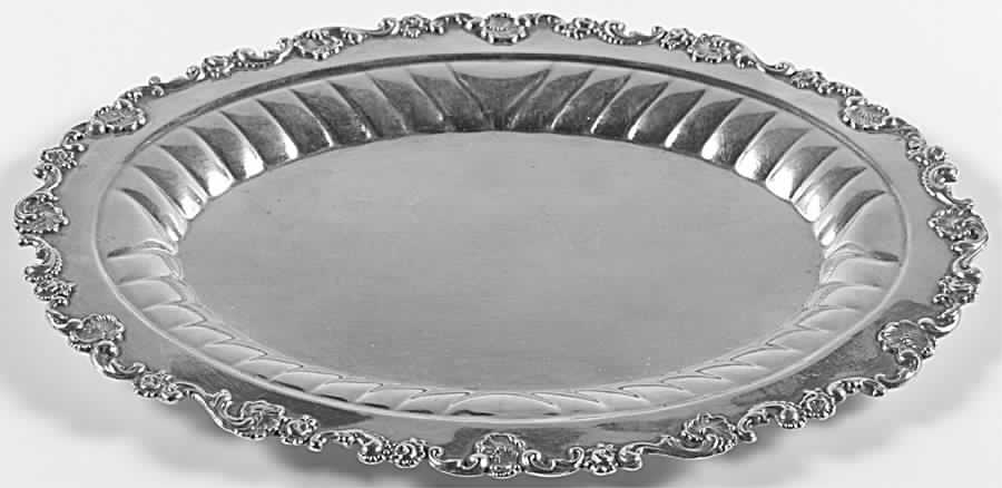 491 (Sterling, Hollowware) Sterling Card Tray by Merrill Shops-1