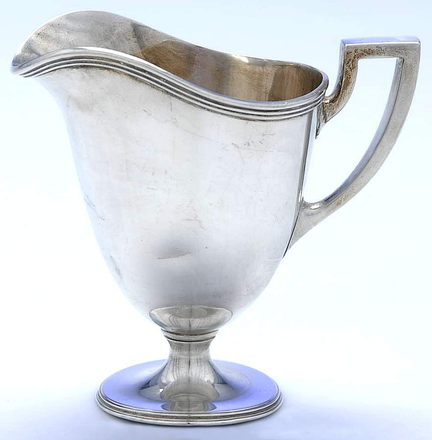 Hamilton (Sterling, Hollowware) Creamer by Tiffany & CO SILVER-1