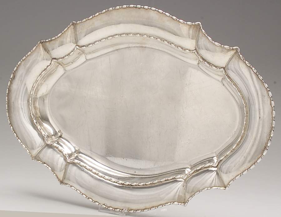 Marquise (Sterling, Hollowware) 20" Oval Serving Platter by Tiffany & CO SILVER-1
