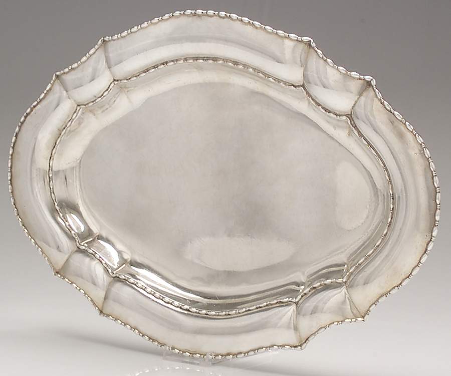 Marquise (Sterling, Hollowware) 18" Oval Serving Platter by Tiffany & CO SILVER-1