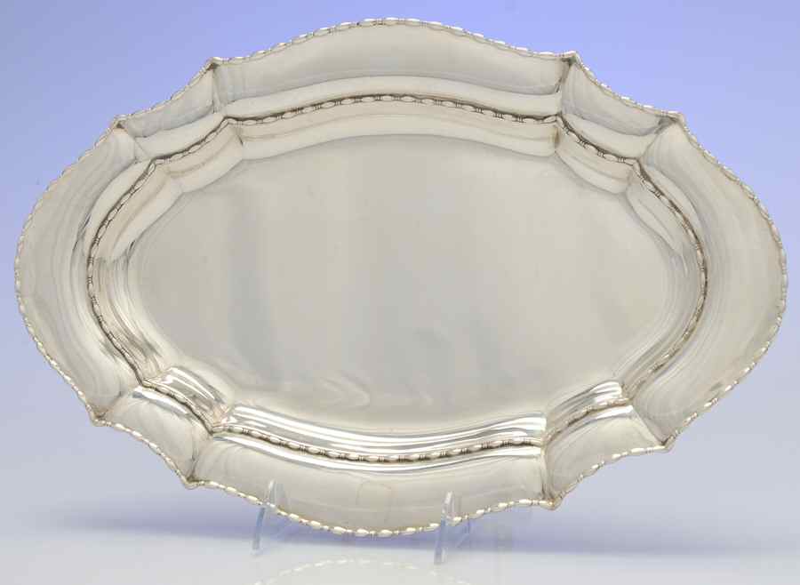 Marquise (Sterling, Hollowware) 16" Oval Serving Platter by Tiffany & CO SILVER-1
