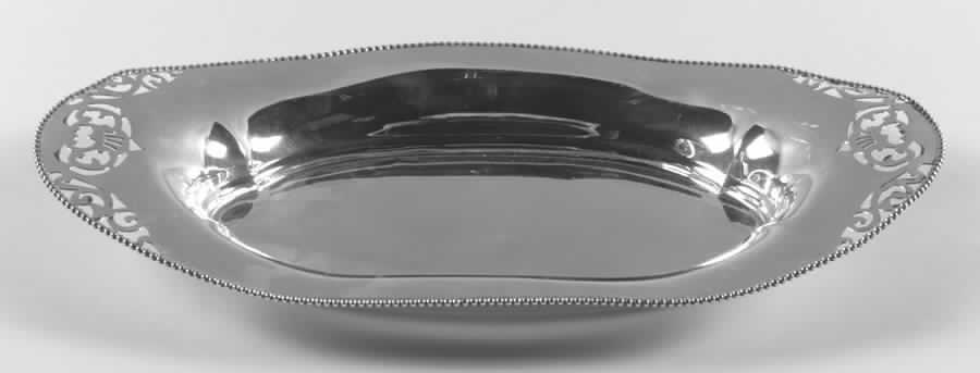 5907 (Sterling, Hollowware) Sterling Bread Tray by Towle Silver-1