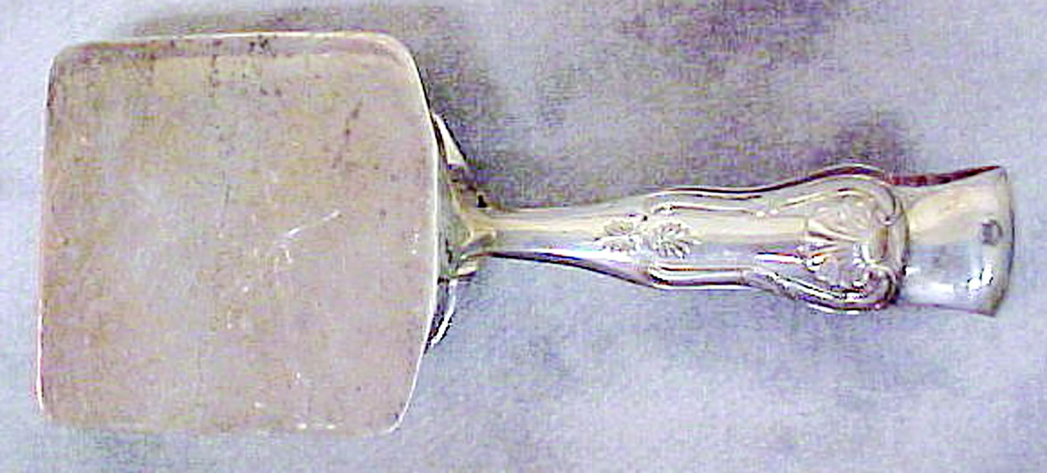 TIS41 (Sterling) Solid Piece Aspragus Tongs by Tiffany & CO SILVER-1