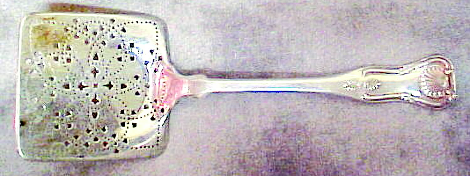 TIS41 (Sterling) Solid Pierced Waffle Server by Tiffany & CO SILVER-1
