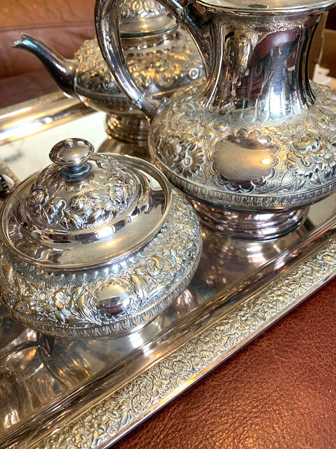 2918 (Silverplate, Hollowware) Sugar Bowl & Lid by Tiffany & CO SILVER-1