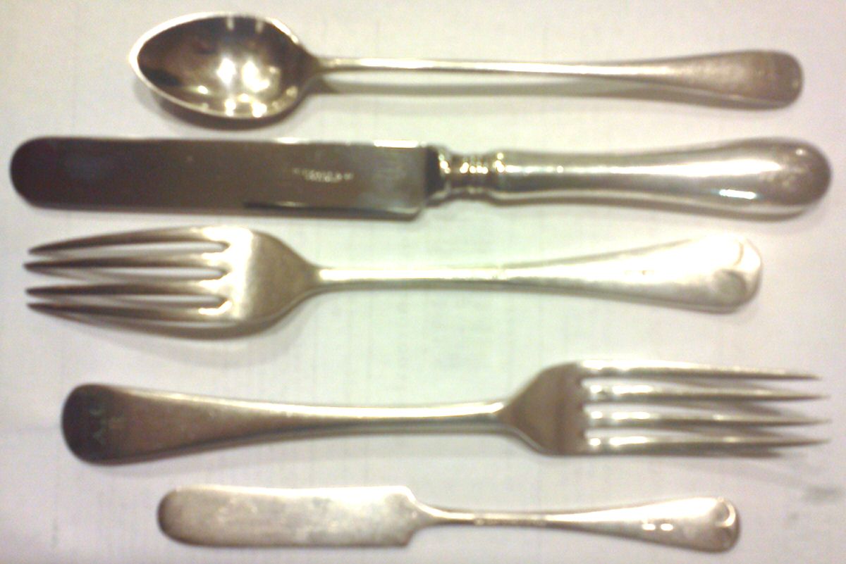 TIS46 (Silverplate) Fork by Tiffany & CO SILVER-1