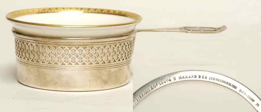 18674D (Sterling, Hollowware) Ramekin W/Lenox Liner by Tiffany & CO SILVER-1