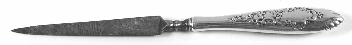 1177 (Sterling, Hollowware) Hollow Handle Nail File by Tiffany & CO SILVER-1