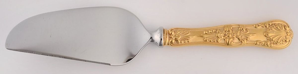 English King Gold (Str, 1885, Gold Vermeil) Knife-Cheese/Stainless Blade by Tiffany & CO SILVER-1