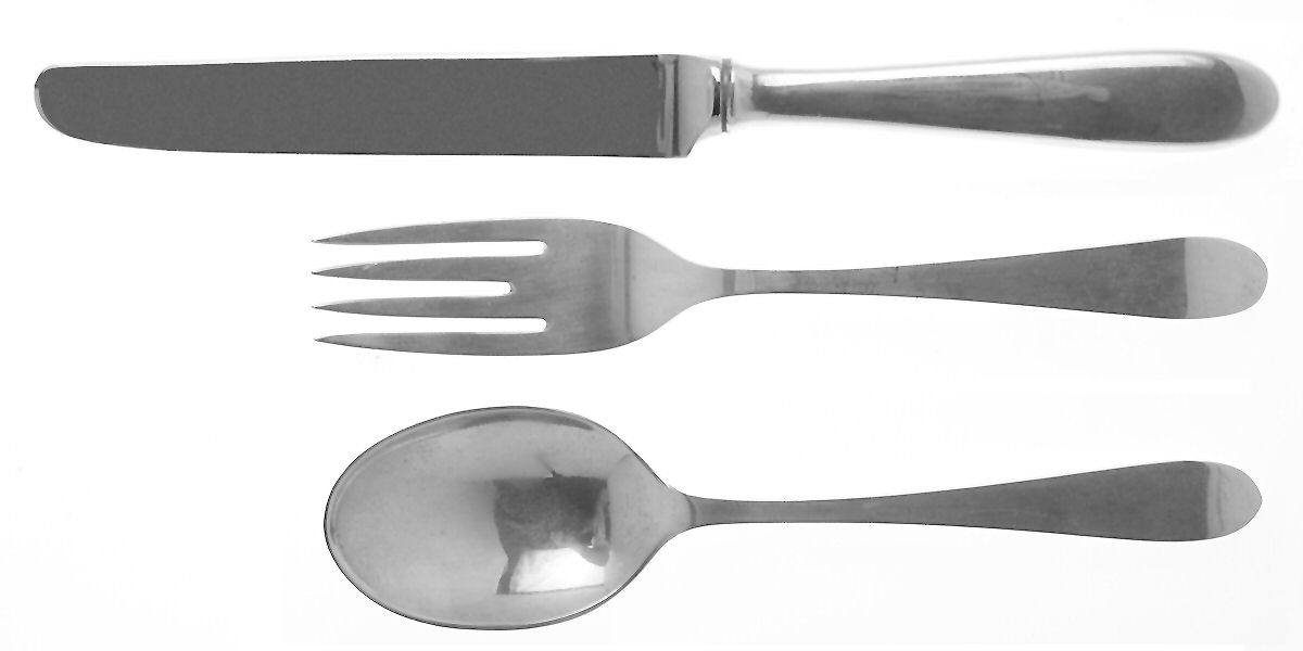 TIS53 (Sterling) 3-Piece Youth Set (Knife, Fork & Large Spoon) by Tiffany & CO SILVER-1