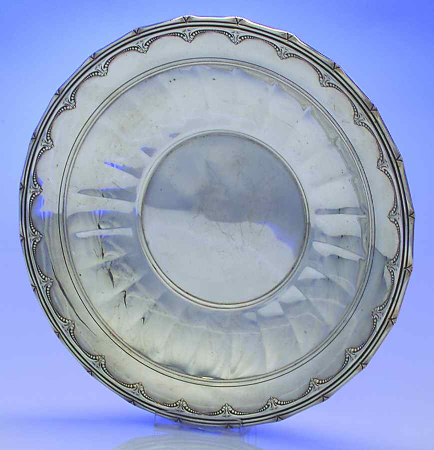 49221 (Sterling, Hollowware) 10" Sandwich Plate by Towle Silver-1