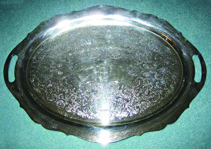43311 (Silverplate, Hollowware) Silverplate Waiter Tray by Towle Silver-1
