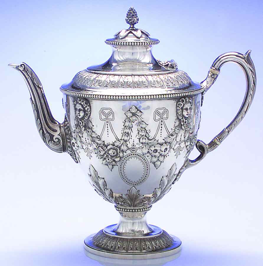 Sterling Hollowware Teapot by Tho,Wal,Hen Holland-1
