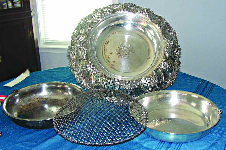 12901 (Sterling, Hollwware) Centerpiece with Frog by Tiffany & CO SILVER-1