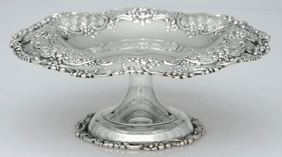 12901 (Sterling, Hollwware) Round Compote (Height X Width) by Tiffany & CO SILVER-1