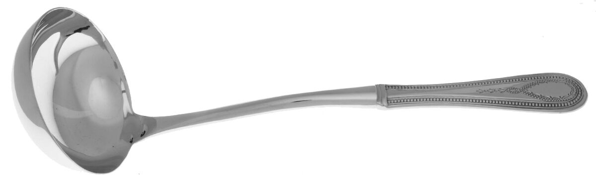 Hotel (Stainless) Soup Ladle with Stainless Bowl HC by Towle Silver-1