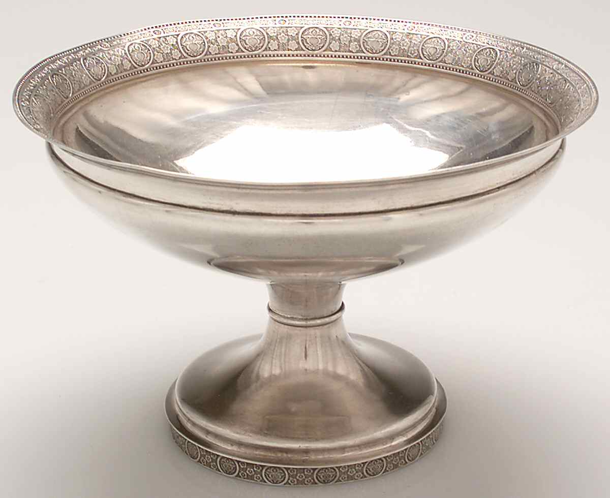 4555 (Sterling, Hollowware) 8" Round Footed Centerpiece by Tiffany & CO SILVER-1