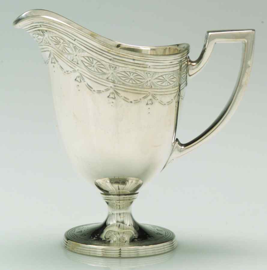 Clinton Engraved (Sterling, Hollowware) Mini Creamer by Tiffany & CO SILVER-1