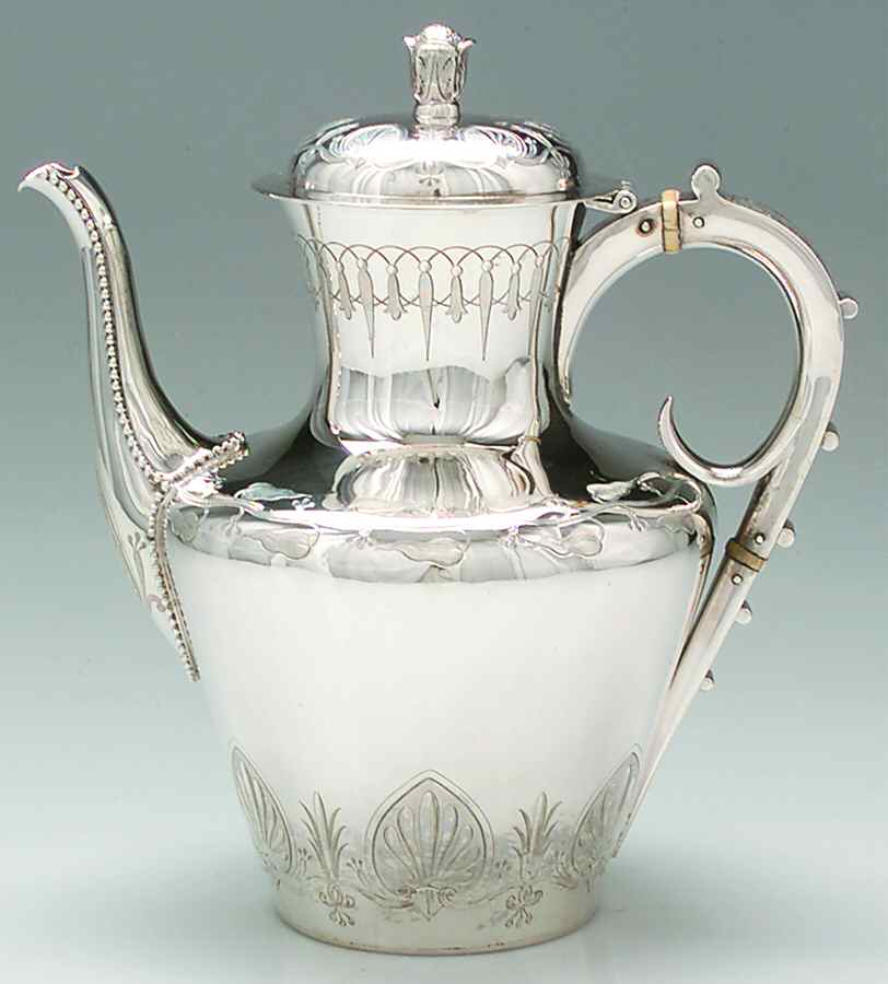 Saratoga (Sterling, Hollowware) Coffee Pot by Tiffany & CO SILVER-1