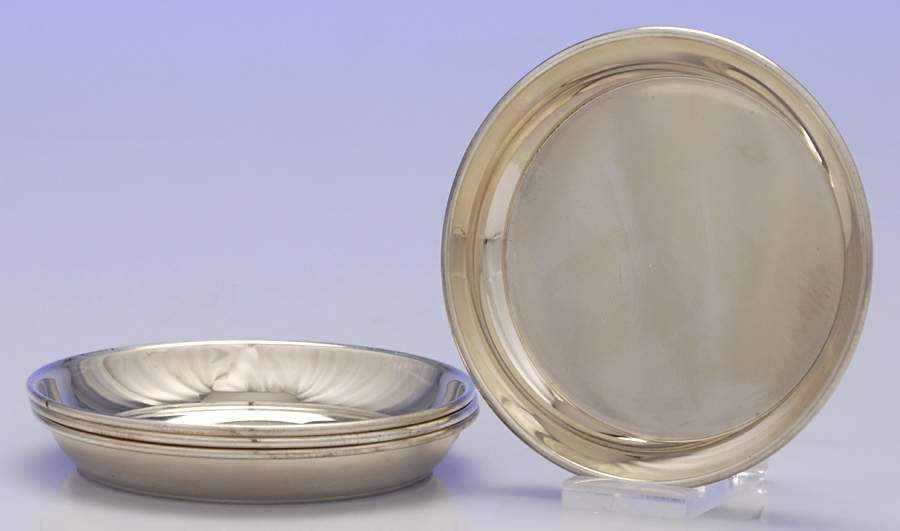 Gramercy Park (Sterling, Hollowware) Coaster - Set of 4 by Towle Silver-1