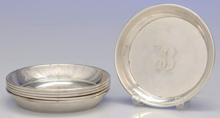 Gramercy Park (Sterling, Hollowware) Coaster - Set of 6 by Towle Silver-1