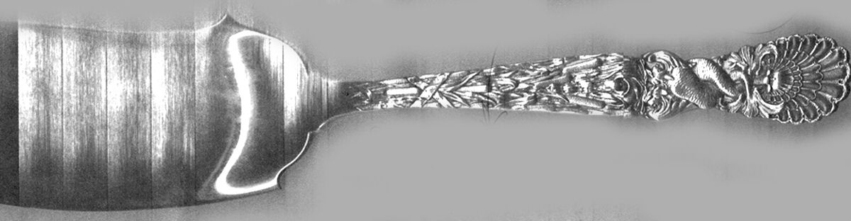 Dolphin (Sterling) Large Pierced Solid Croquette Server by Tiffany & CO SILVER-1