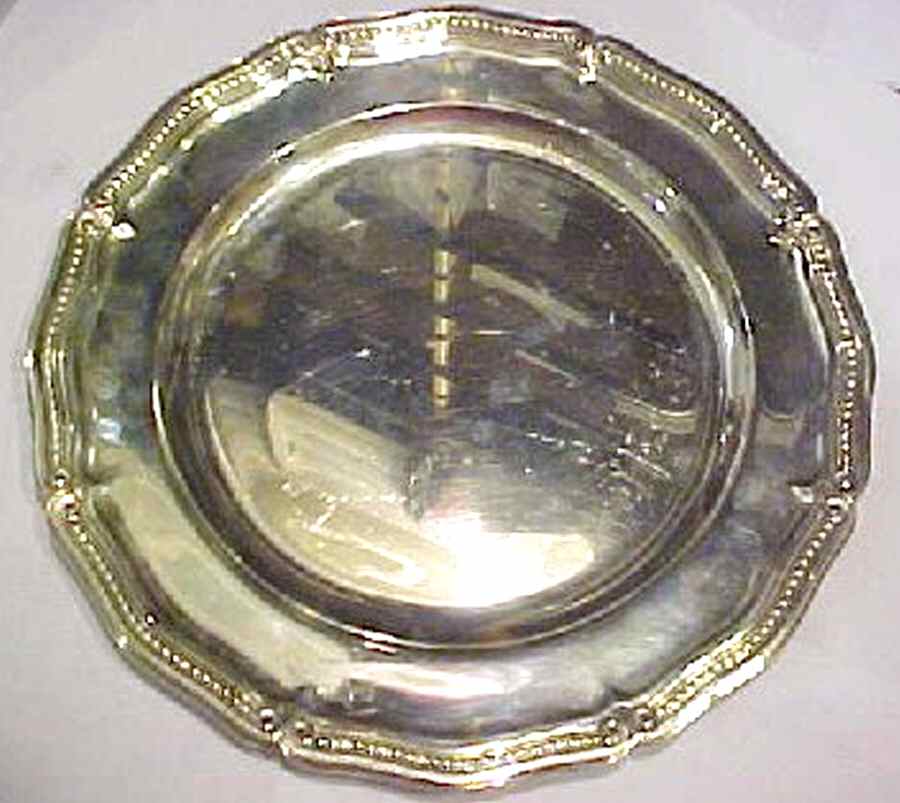 13330 (Sterling, Hollowware) Service Plate by Tiffany & CO SILVER-1